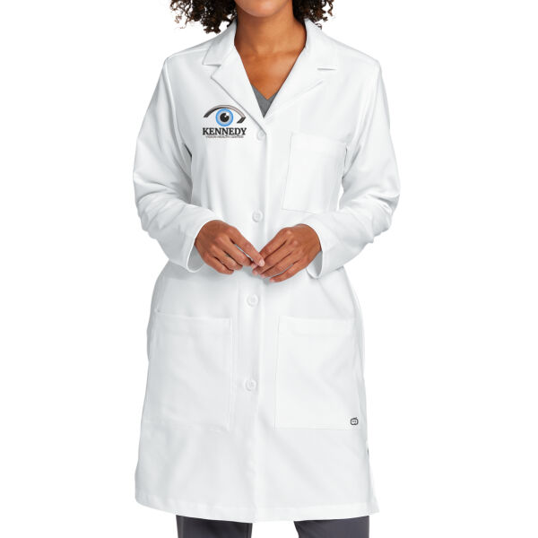 Wink® Women’s Long Lab Coat - Embroidered Logo Thumbnail