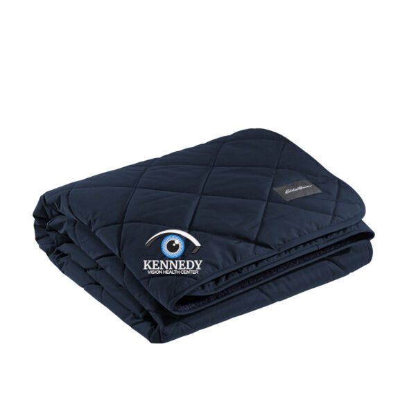 Eddie Bauer® Quilted Insulated Fleece Blanket - Embroidered Logo Thumbnail