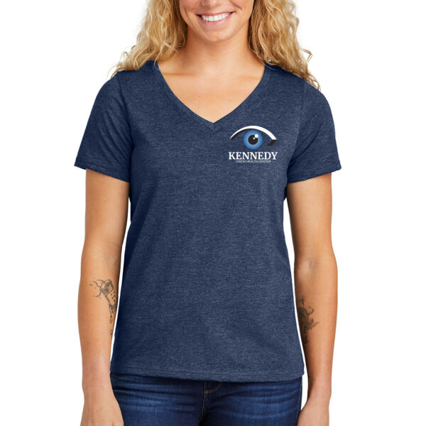 Volunteer Knitwear™ Women’s Daily V-Neck Tee - Printed Logo Thumbnail