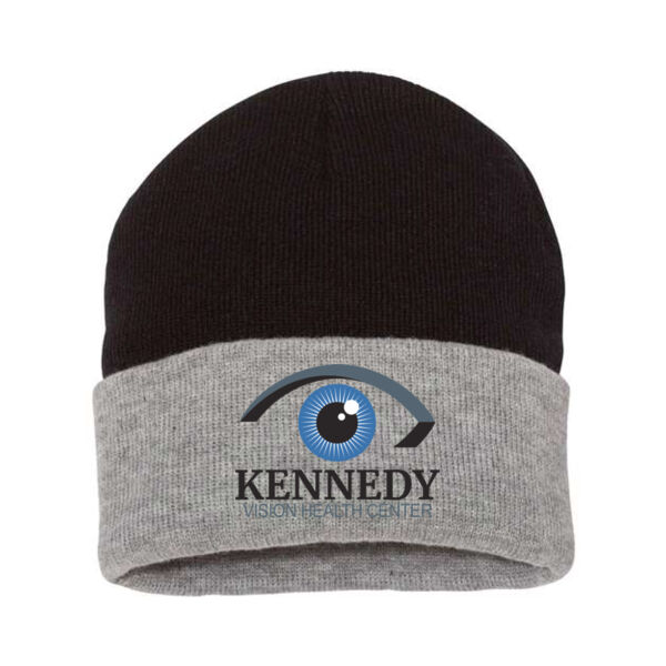 Sportsman - 12" Color Blocked Cuffed Beanie - Embroidered Logo Thumbnail