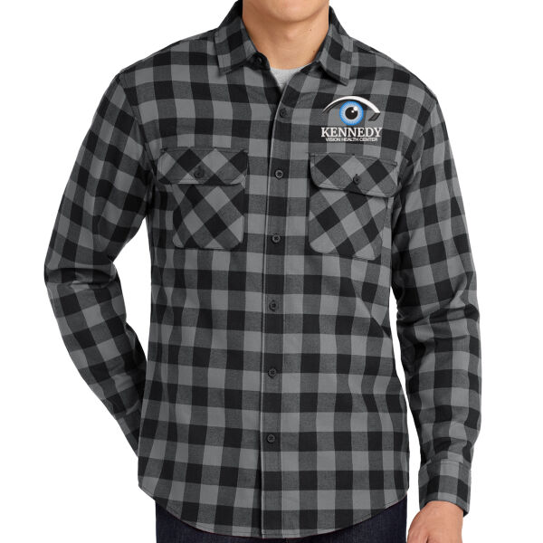 Port Authority - Plaid Flannel Shirt - Embroidered Logo Thumbnail