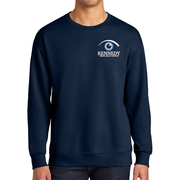 Jerzees ultimate - Unisex CVC Ring Spun Crewneck Sweatshirt - Embroidered Logo Thumbnail