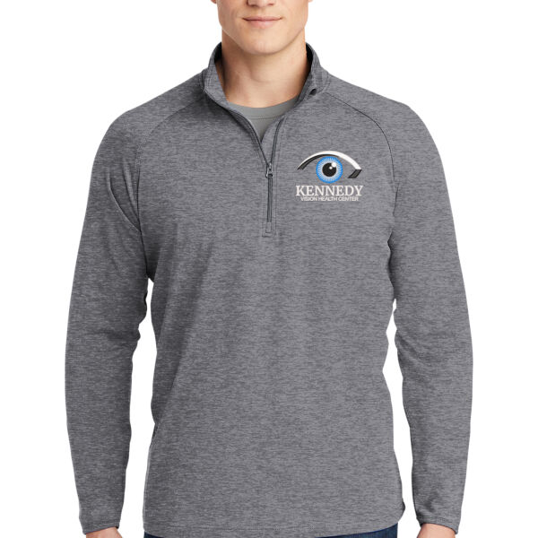 Sport-Tek - Tall Sport-Wick Stretch 1/4 Zip Pullover - Embroidered Logo Thumbnail