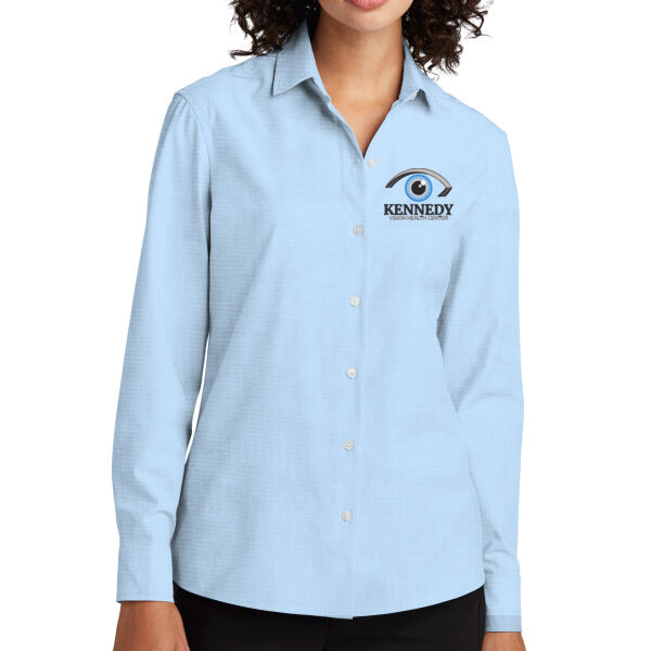 Mercer+Mettle - Women's Long Sleeve Stretch Woven Shirt - Embroidered Logo Thumbnail