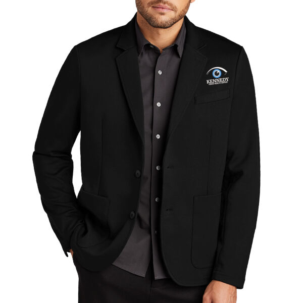 Mercer+Mettle - Relaxed Knit Blazer - Embroidered Logo Thumbnail