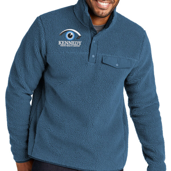 Port Authority - Camp Fleece Snap Pullover - Embroidered Logo Thumbnail