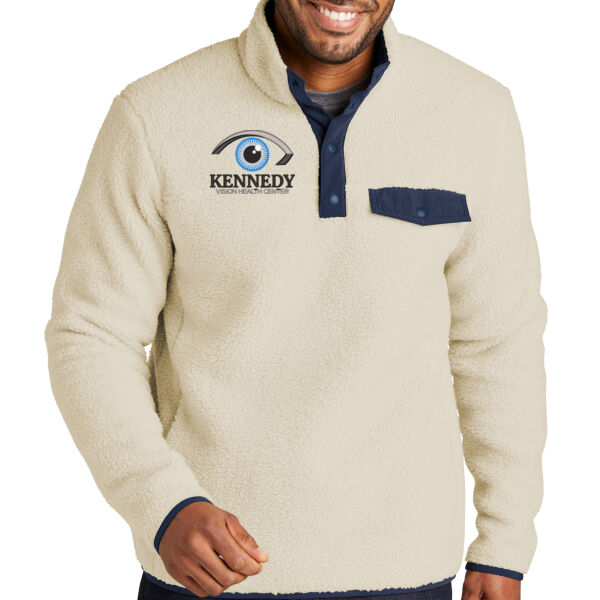 Port Authority - Camp Fleece Snap Pullover - Embroidered Logo Thumbnail