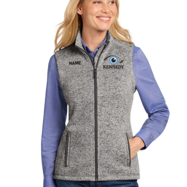 Port Authority® Women's Sweater Fleece Vest - Embroidered Logo **Add Name For $5** Thumbnail