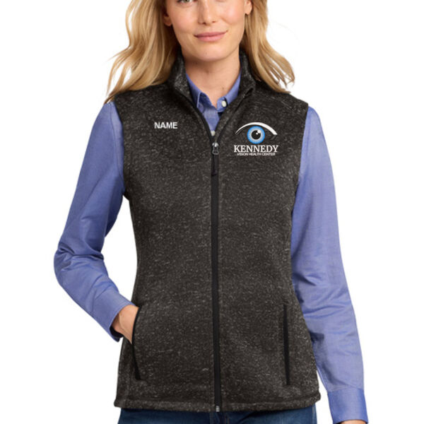 Port Authority® Women's Sweater Fleece Vest - Embroidered Logo **Add Name For $5** Thumbnail