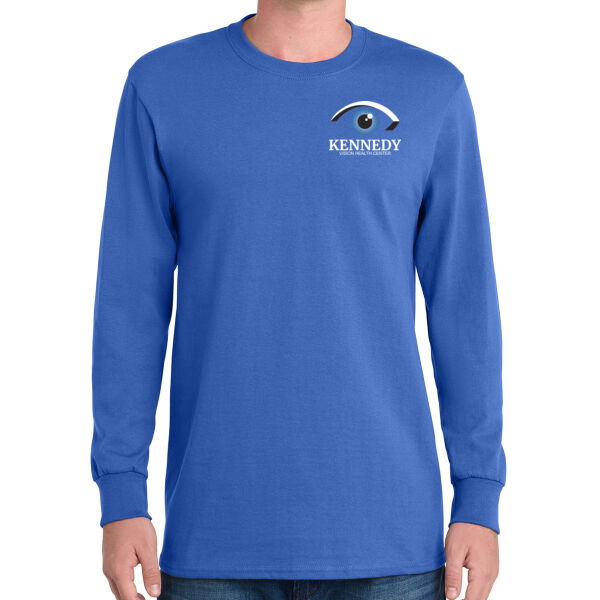 Port & Co™ Tall Long Sleeve Essential Tee - Printed Logo Thumbnail