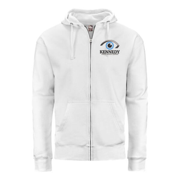 J. America - Unisex BTB Fleece Hooded Full-Zip Sweatshirt - Embroidered Logo Thumbnail