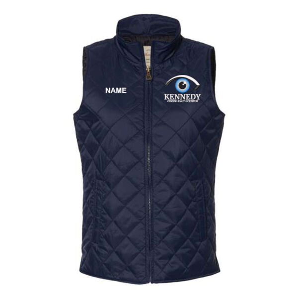 Weatherproof - Women's Vintage Diamond Quilted Vest - Embroidered Logo **Add Name For $5** Thumbnail