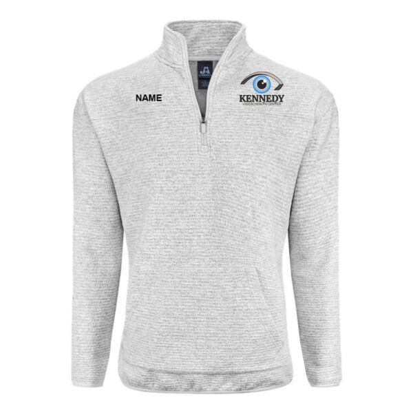 J. America - Unisex Pebble Fleece Quarter-Zip Pullover - Embroidered Logo **Add Name For $5** Thumbnail