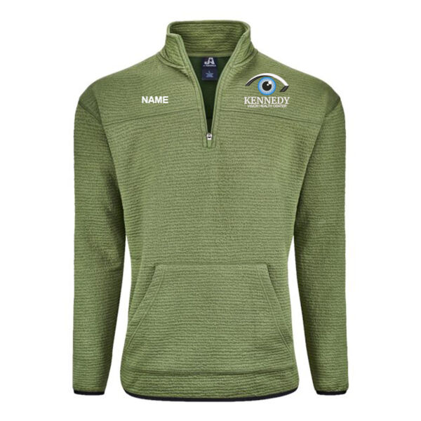 J. America - Unisex Pebble Fleece Quarter-Zip Pullover - Embroidered Logo **Add Name For $5** Thumbnail