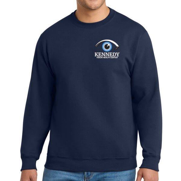 Port & Co® Tall Essential Fleece Crewneck Sweatshirt - Embroidered Logo Thumbnail
